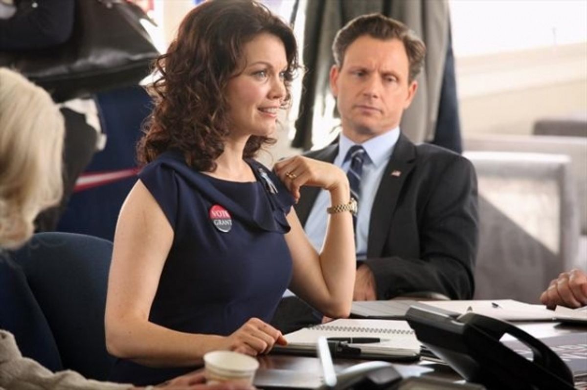 BELLAMY YOUNG, TONY GOLDWYN at 
