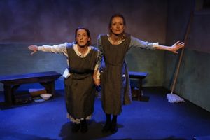 Aedin Moloney (Dora) and Rachel Pickup (Persephone) @ BroadwayWorld Aedin Moloney (Dora) and Rachel Pickup (Persephone) Photo