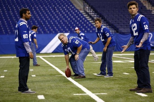 Aziz Ansari, Jim O'Heir, Rob Lowe, Adam Scott Photo