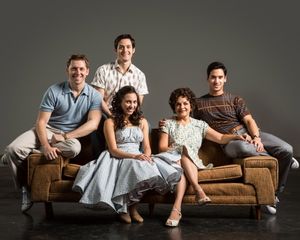 Leo Ash Evens, Eddie Gutierrez, Michelle Cabinian,  Priscilla Lopez, and Michael Rose Photo