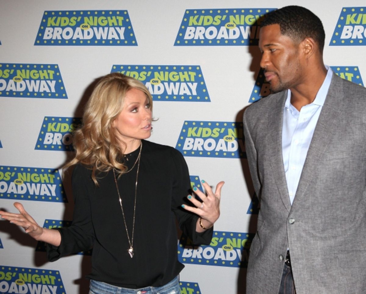Kelly Ripa & Michael Strahan
 at 