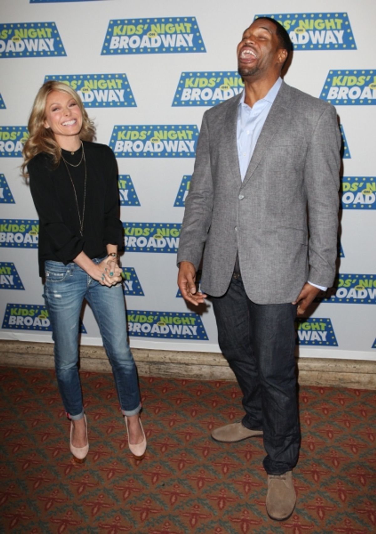 Kelly Ripa & Michael Strahan
 at 