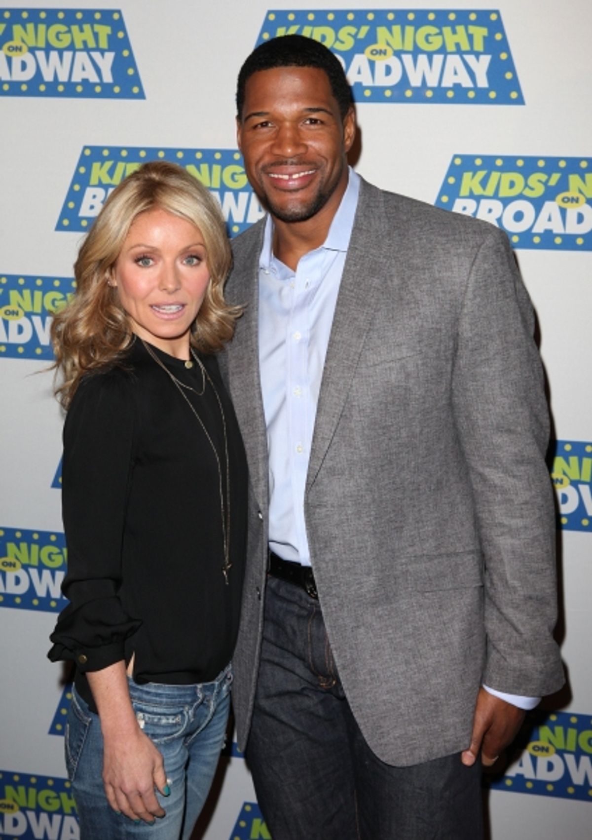 Kelly Ripa & Michael Strahan
 at 