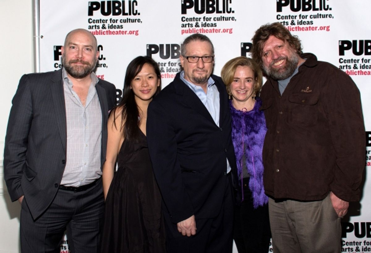 Patrick Willingham, Meiyin Wang, Mark Russell, Jennifer Goodale, Oskar Eustis at 
