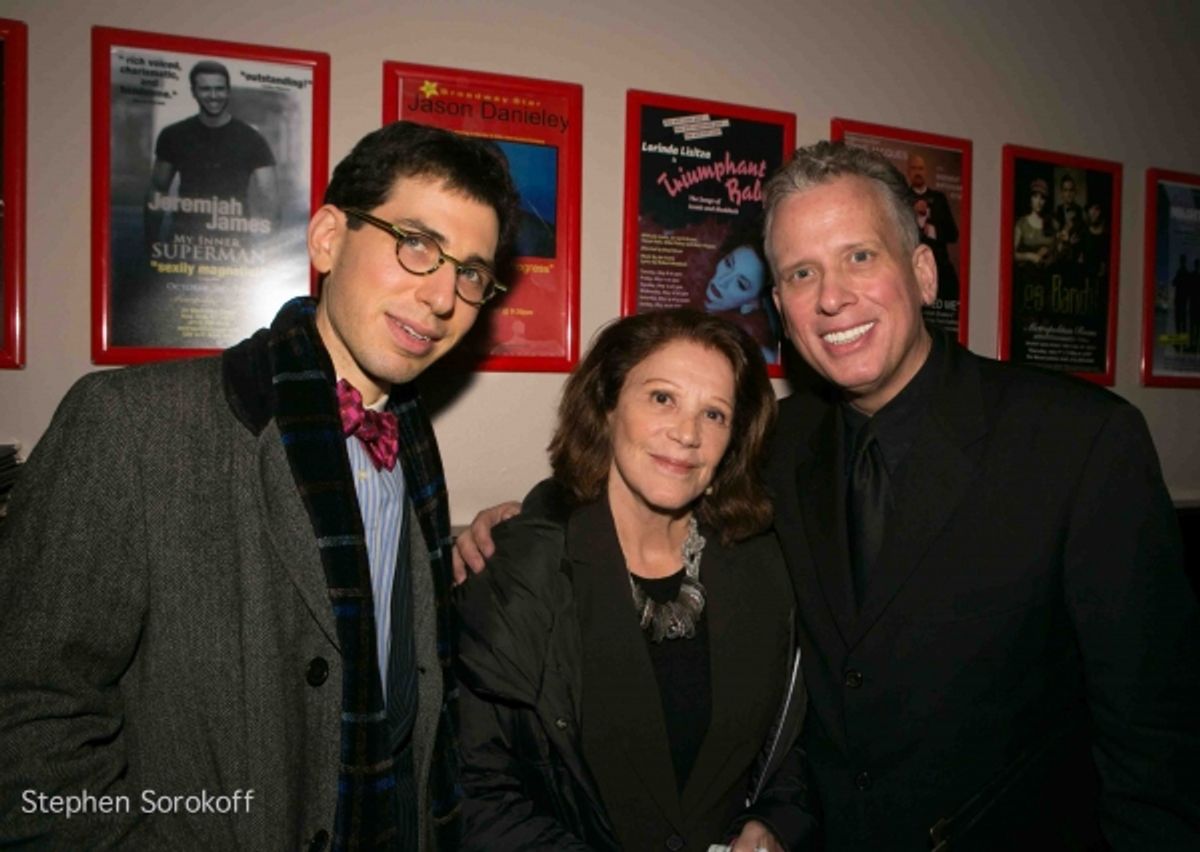 Aaron Weinstein, Linda Lavin, Billy Stritch at 