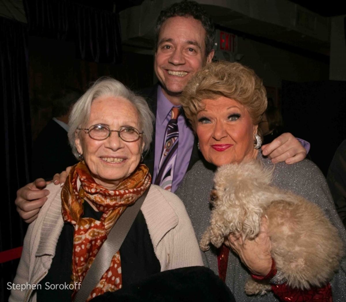 Elly Stone, Mark Sendroff, Marilyn Maye at 