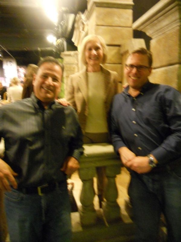 Vic Romita, Susan Flanagan, and Managing Director Ian Tresselt Photo