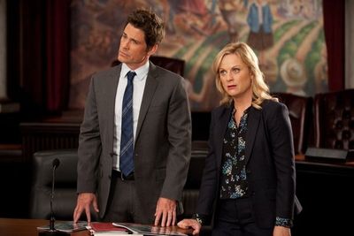 Rob Lowe, Amy Poehler Photo
