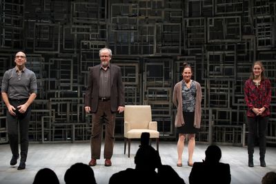 John Schiappa, Daniel Stern, Laurie Metcalf & Zoe Perry
 Photo