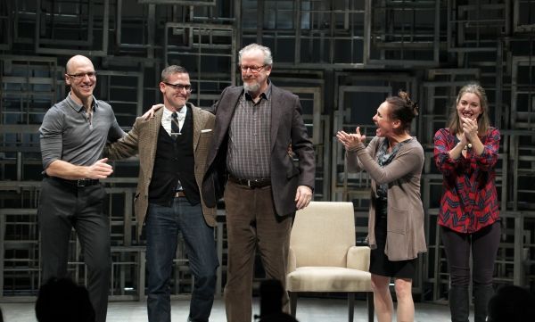 John Schiappa, Playwright Sharr White, Daniel Stern, Laurie Metcalf & Zoe Perry
 Photo