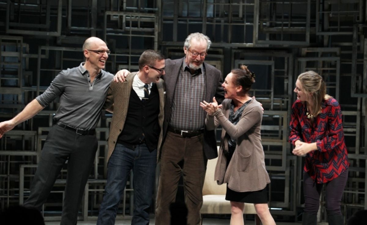 John Schiappa, Playwright Sharr White, Daniel Stern, Laurie Metcalf & Zoe Perry
 at 