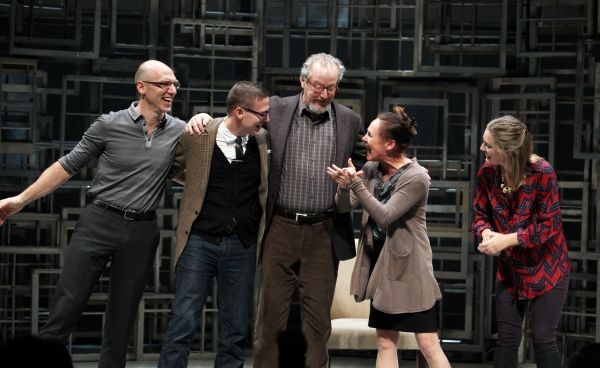 John Schiappa, Playwright Sharr White, Daniel Stern, Laurie Metcalf & Zoe Perry
 Photo