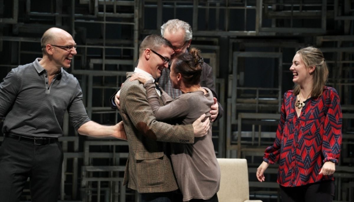 John Schiappa, Playwright Sharr White, Daniel Stern, Laurie Metcalf & Zoe Perry
 at 