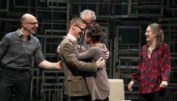 John Schiappa, Playwright Sharr White, Daniel Stern, Laurie Metcalf & Zoe Perry
 Photo