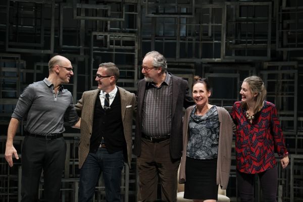 John Schiappa, Playwright Sharr White, Daniel Stern, Laurie Metcalf & Zoe Perry
 Photo