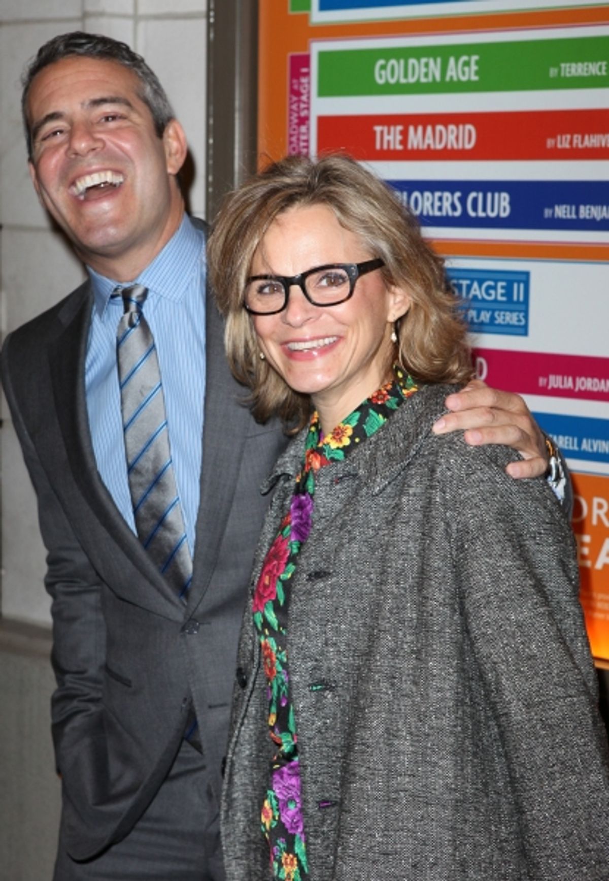 Andy Cohen & Amy Sedaris at 
