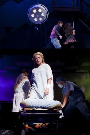 Mark Farrell, Kendra Kassebaum, and Joe Cassidy, A.J. Holmes and Andrea Ross  Photo