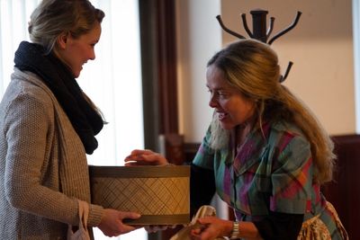 Sophia Sinise and ensemble member Moira Harris Photo