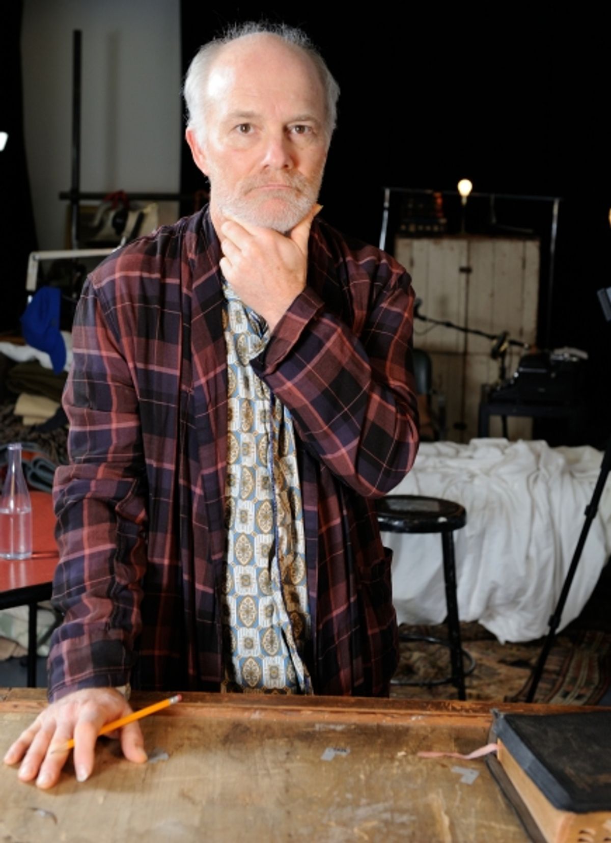 Dan Butler as detective Porfiry at 