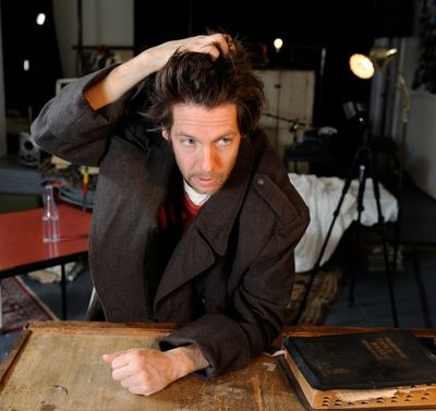 Trinity Rep resident company member Stephen Thorne as Raskolnikov Photo