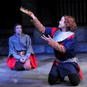Paul Riopelle as Sir Stephen Scroop and Brent Vimtrup as King Richard II @ BroadwayWorld Paul Riopelle as Sir Stephen Scroop and Brent Vimtrup as King Richard II Photo