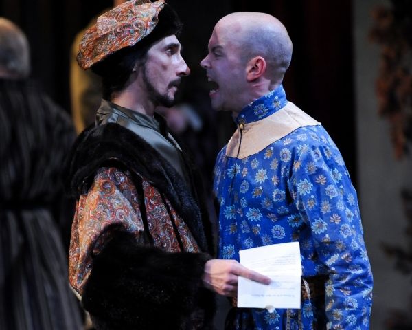 Giles Davies as Henry Percy and Brent Vimtrup as King Richard II  Photo