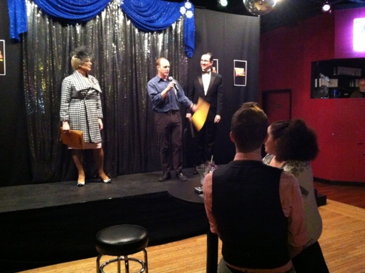 Best New Work/New Adaptation (Resident) Andrew White (pictured), Andre Pleuss and Ben Sussman - Eastland - Lookingglass Theatre at 