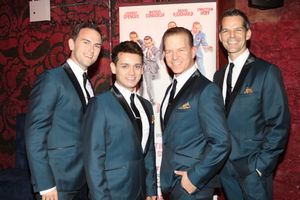 Daniel Reichard, Michael Longoria, Christian Hoff and J. Robert Spencer
 Photo