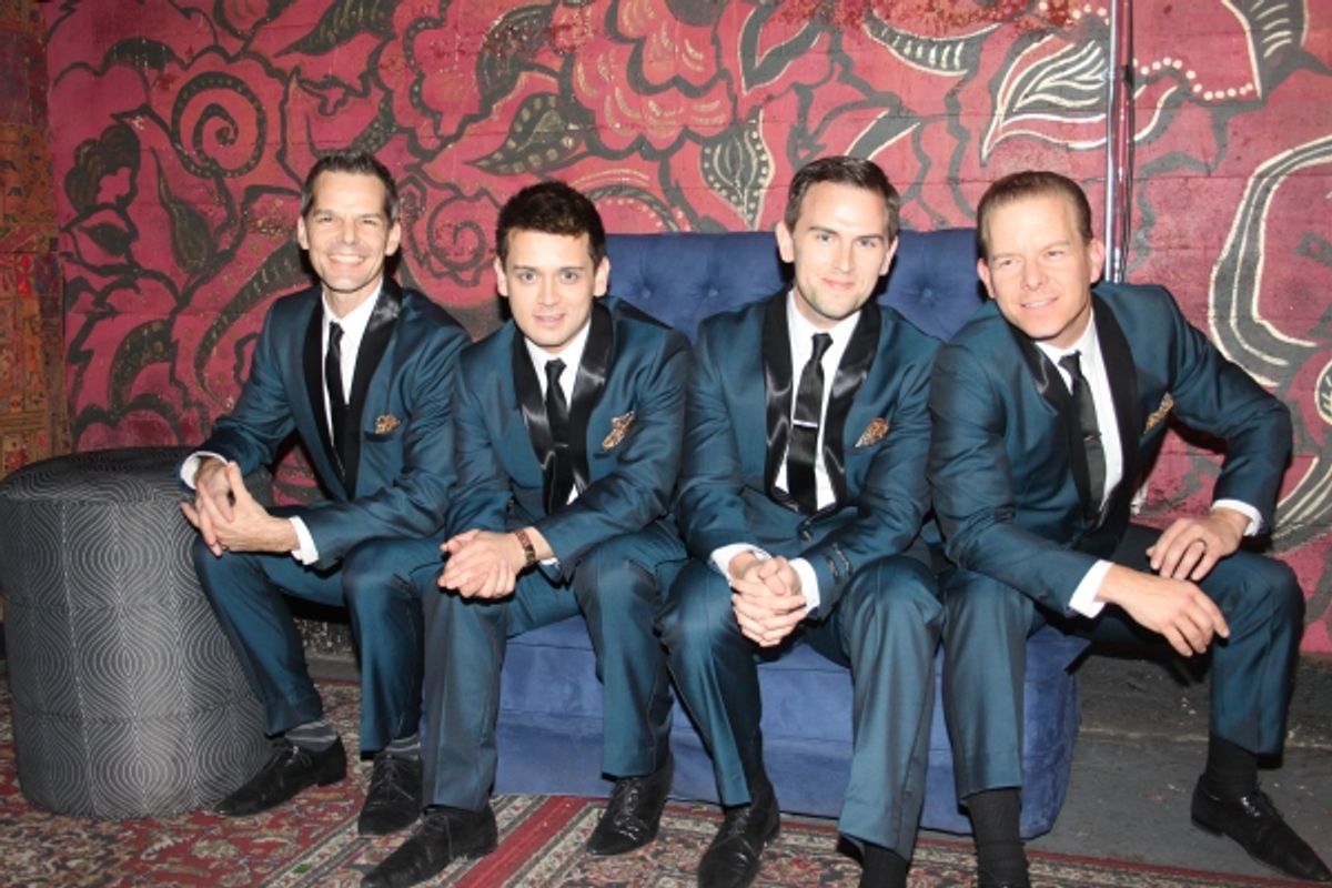 J. Robert Spencer, Michael Longoria, Daniel Reichard and Christian Hoff
 at 