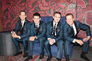 J. Robert Spencer, Michael Longoria, Daniel Reichard and Christian Hoff
 Photo