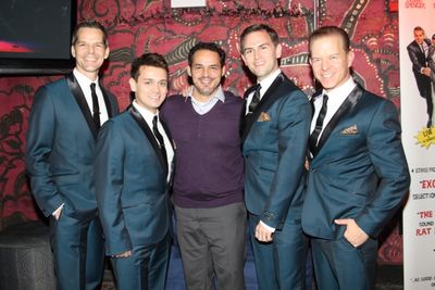 J. Robert Spencer, Michael Longoria, Ruben Flores, Daniel Reichard and Christian Hoff Photo