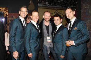 Christian Hoff, J. Robert Spencer, Marty Thomas, Michael Longoria, and Daniel Reichar Photo