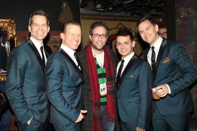 Christian Hoff, J. Robert Spencer, David Rossmer, Michael Longoria, and Daniel Reicha Photo