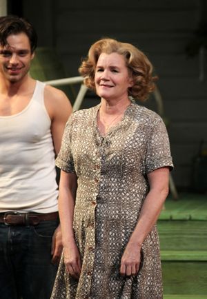Sebastian Stan & Mare Winningham @ BroadwayWorld Sebastian Stan & Mare Winningham Photo
