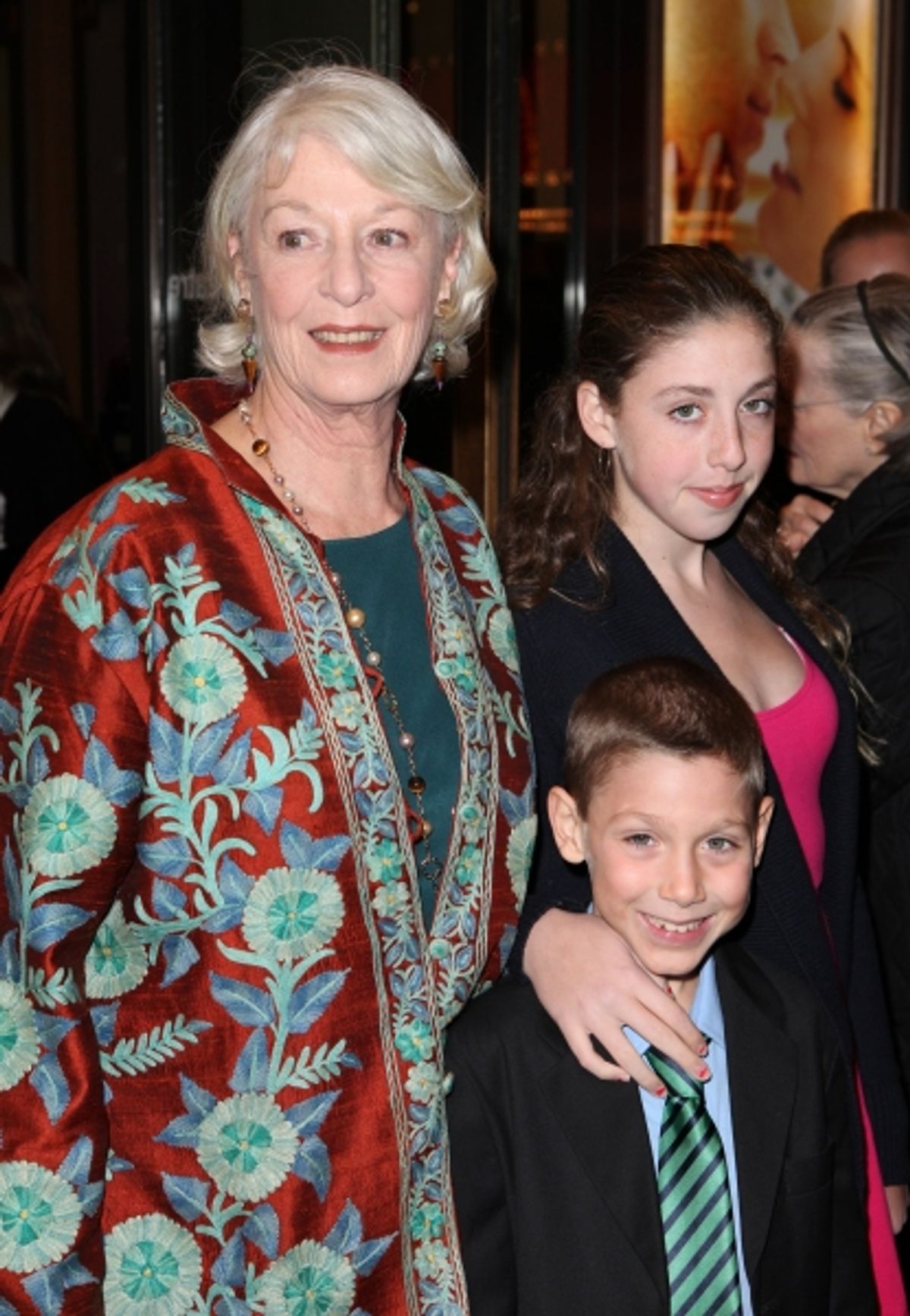 Jane Alexander with her Grandchildren
 at 