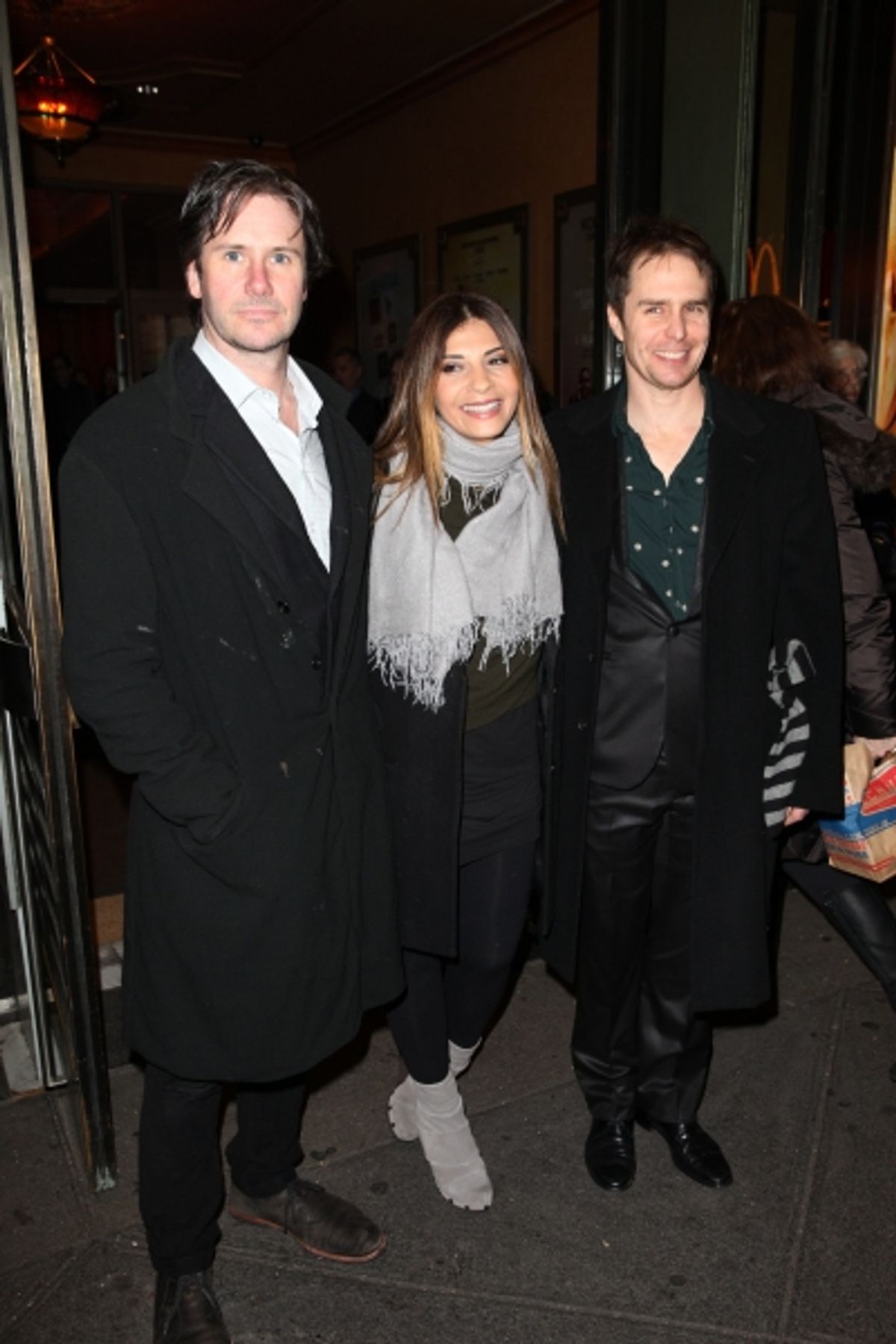 Josh Hamilton, Callie Thorne, Sam Rockwell
 at 