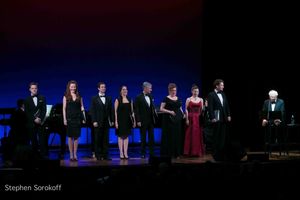 Michael Marcotte, Lindsay O'Neil,Ross Benoliel, Christine DiGiallonardo, David Garrison, Mary testa, Jenn Gambatese, Jason Daniely, Sheldon Harnick @ BroadwayWorld Michael Marcotte, Lindsay O'Neil,Ross Benoliel, Christine DiGiallonardo, David Garris Photo