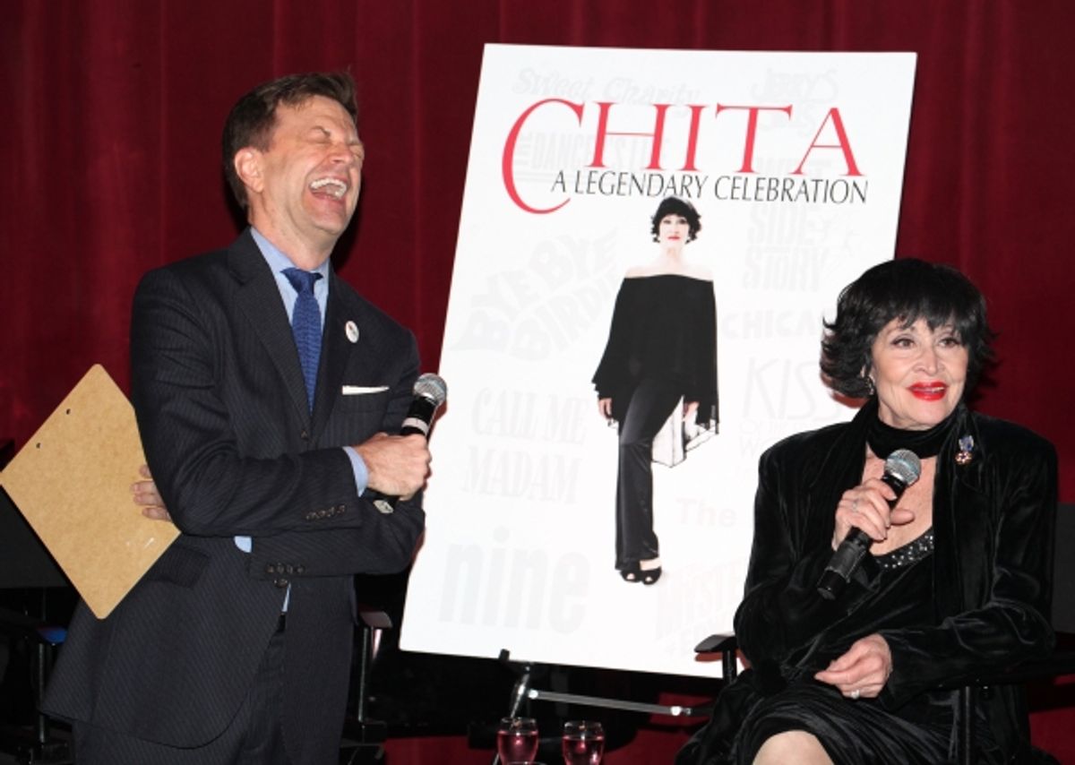 Jim Caruso with Chita Rivera at 
