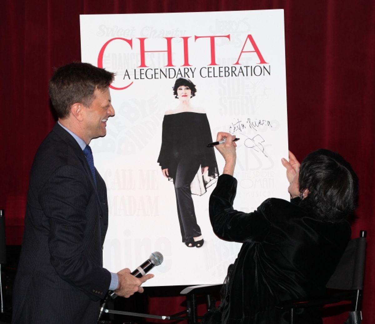 Jim Caruso with Chita Rivera at 
