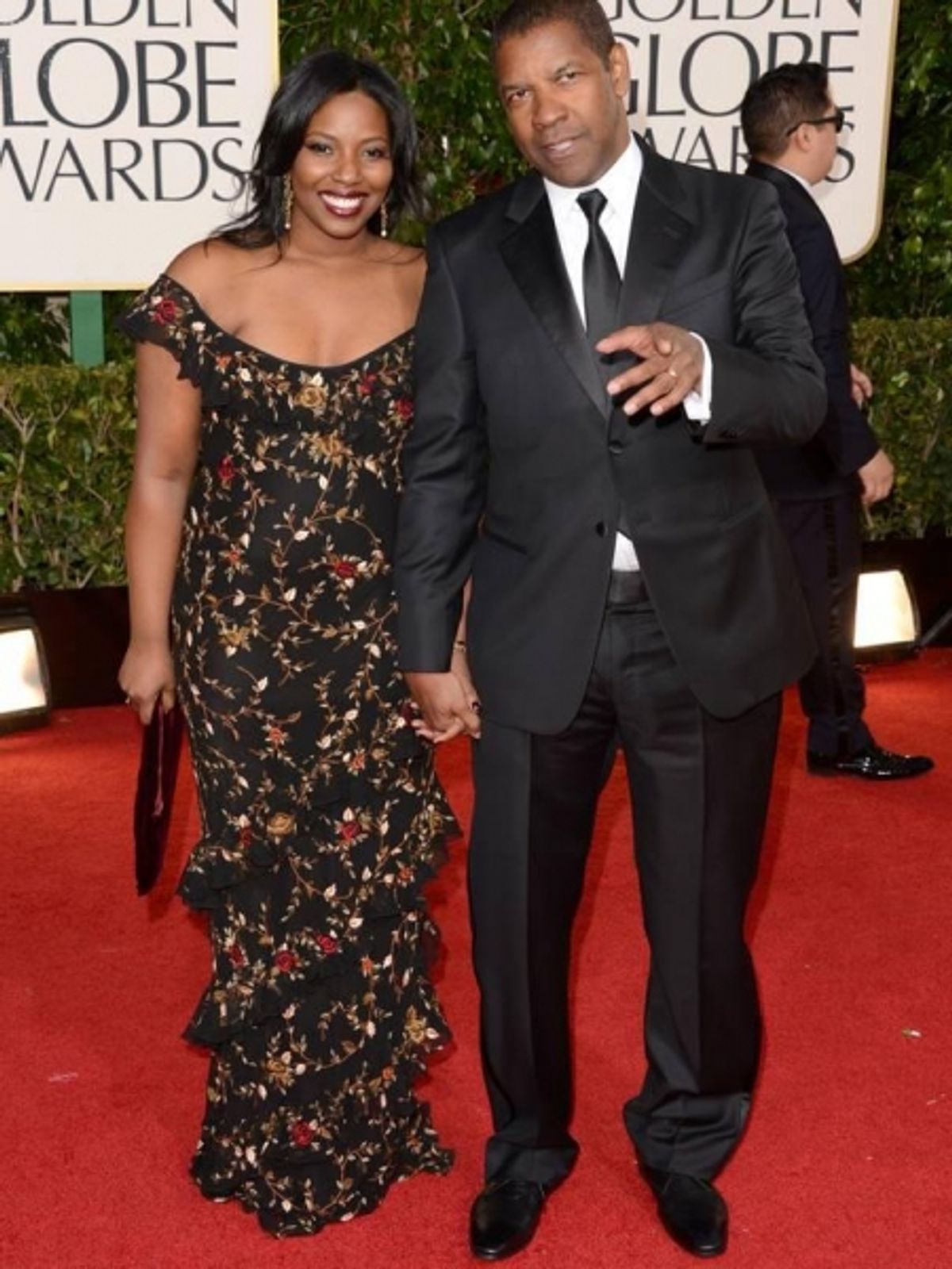 Denzel Washington and daughter at 