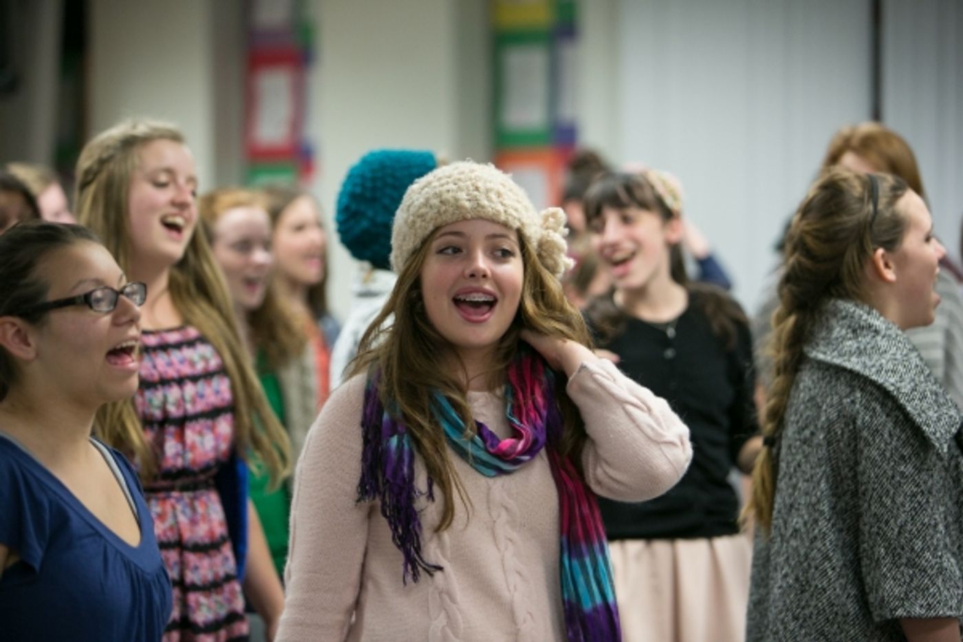 Photos: Tony Winner Jason Robert Brown & OCSA Rehearsing for PERFORMING W/ PROS Concert, 2/1-2  Image