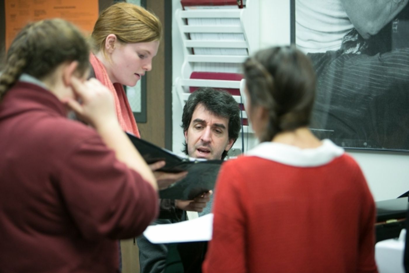 Photos: Tony Winner Jason Robert Brown & OCSA Rehearsing for PERFORMING W/ PROS Concert, 2/1-2  Image