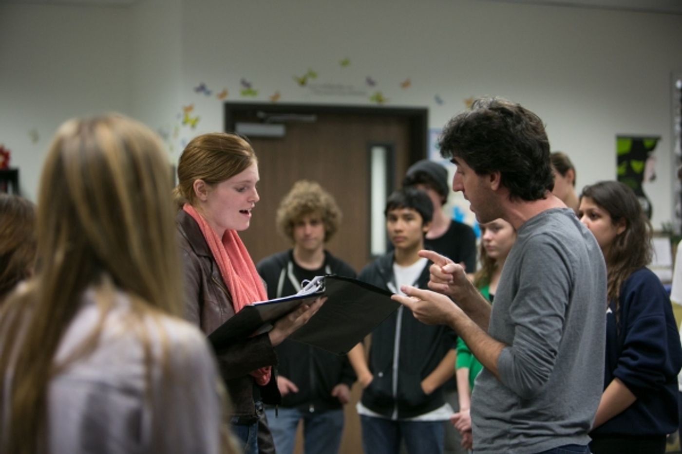 Photos: Tony Winner Jason Robert Brown & OCSA Rehearsing for PERFORMING W/ PROS Concert, 2/1-2  Image