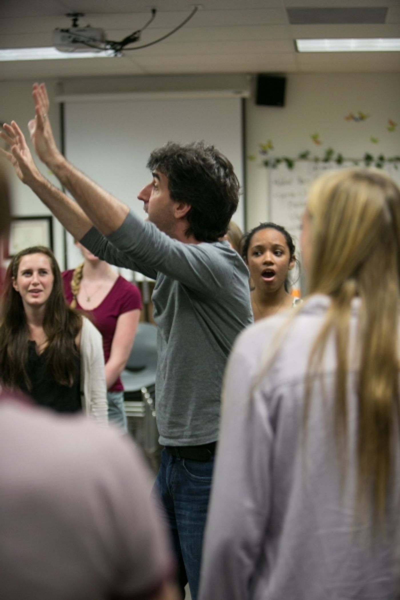 Photos: Tony Winner Jason Robert Brown & OCSA Rehearsing for PERFORMING W/ PROS Concert, 2/1-2  Image