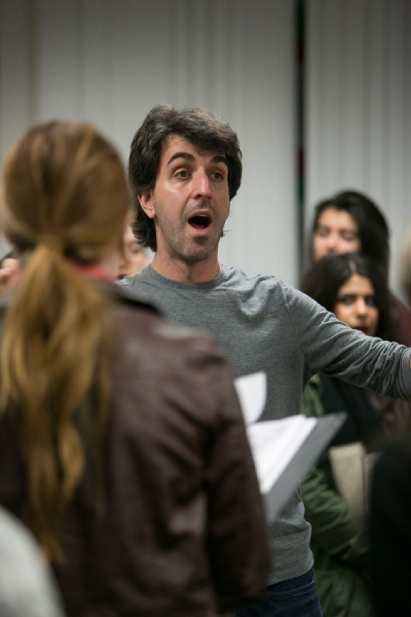 Photos: Tony Winner Jason Robert Brown & OCSA Rehearsing for PERFORMING W/ PROS Concert, 2/1-2  Image