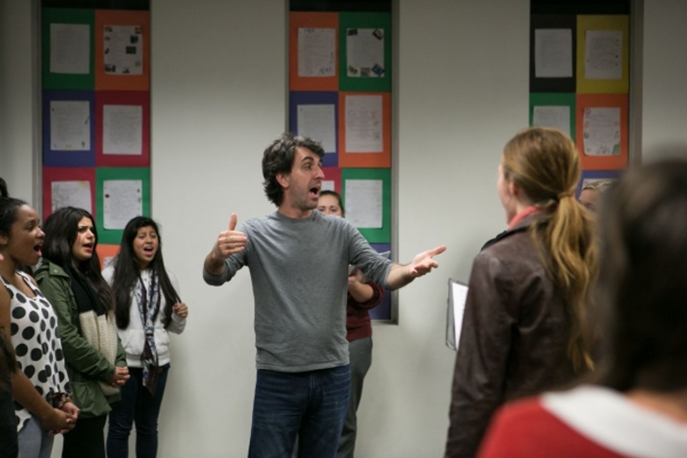 Photos: Tony Winner Jason Robert Brown & OCSA Rehearsing for PERFORMING W/ PROS Concert, 2/1-2  Image