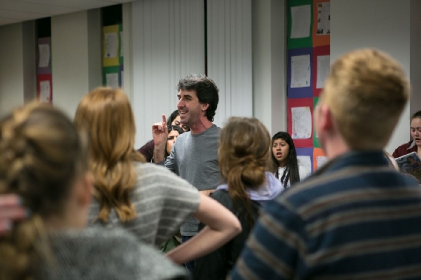 Photos: Tony Winner Jason Robert Brown & OCSA Rehearsing for PERFORMING W/ PROS Concert, 2/1-2  Image