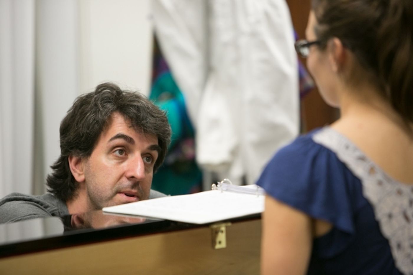 Photos: Tony Winner Jason Robert Brown & OCSA Rehearsing for PERFORMING W/ PROS Concert, 2/1-2  Image