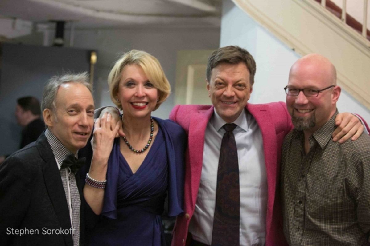 Scott Siegel, Julie Halston, Jim Caruso, Scott Coulter at 