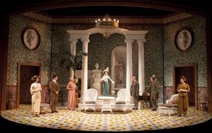 Charlotte Parry as Eliza Doolittle (center) with Danielle O'Farrell, Robbie Simpson,  Photo